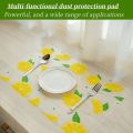 (3 Pcs) Washable Refrigerator Printed Mat Waterproof Fridge Mate Drawer Matt. 