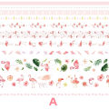 RHS Online 10 Rolls/Set Sweet Dream Series Washi Tape Decorative Masking Tapes Sticky Paper Tape for Journals DIY Crafts Gift Wrapping. 