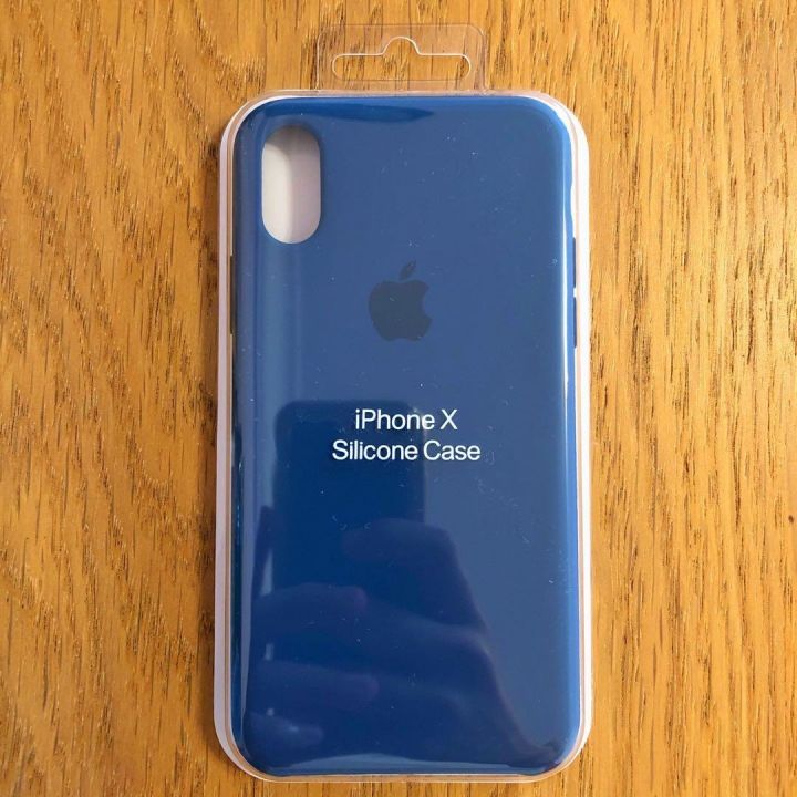 phone case iphone x blue silicone case