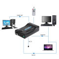 VGA to Scart Converter Video Audio Converter Video Adapter 1080P for TV and Projector. 