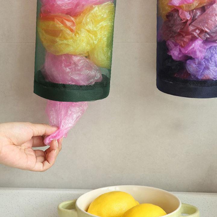 Home%20Grocery%20Bag%20Holder%20Wall%20Mount%20Plastic%20Bag%20Holder%20Dispenser%20Hanging%20Storage%20-%20Image%204
