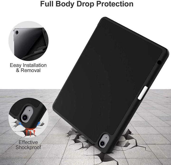 Premium%20Flip%20Case%20for%20Apple%20iPad%20Air%2011-inch%20M3/M2%20(2025/2024),%20iPad%20Air%205th/4th%20Generation%20(2022/2020)%2010.9-inch%20with%20Pencil%20Holder,%20Trifold%20Stand%20with%20Soft%20TPU%20Back%20Cover,%20Auto%20Sleep/Wake,Black,Navy%20Blue%20-%20Image%206