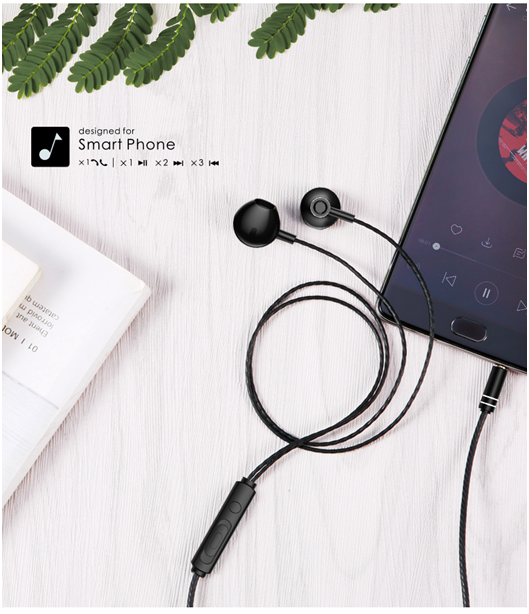 REMAX RM-711 In Ear Earphones Mobile Phone Earphone With Mic Noise ...