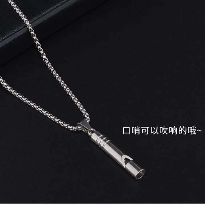 Necklace%20Male%20Hip%20Hip%20Hop%20Whistle%20Blower%20Pendant%20Cool%20Male%20Sweatshirt%20Necklace%20Fashion%20Accessories%20-%20Image%202