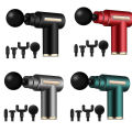 Mini Electric Massage Gun Portable Deep Tissue Massage Gun - Pain Relief USB Rechargeable Body Massager.