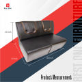 Best One Furniture 001 Living Room Sofa - Black and Brown.