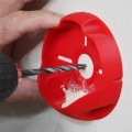 Electric Drill Dust Cover Case Ash Collector Non-Slip 10cm.