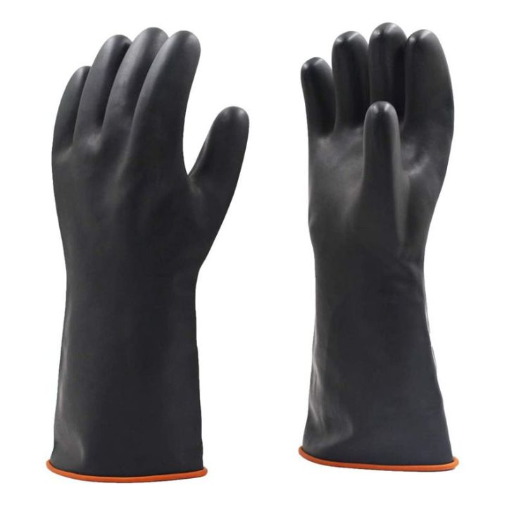 2pcs / 1 Pair Industrial Rubber Gloves - Multicolor