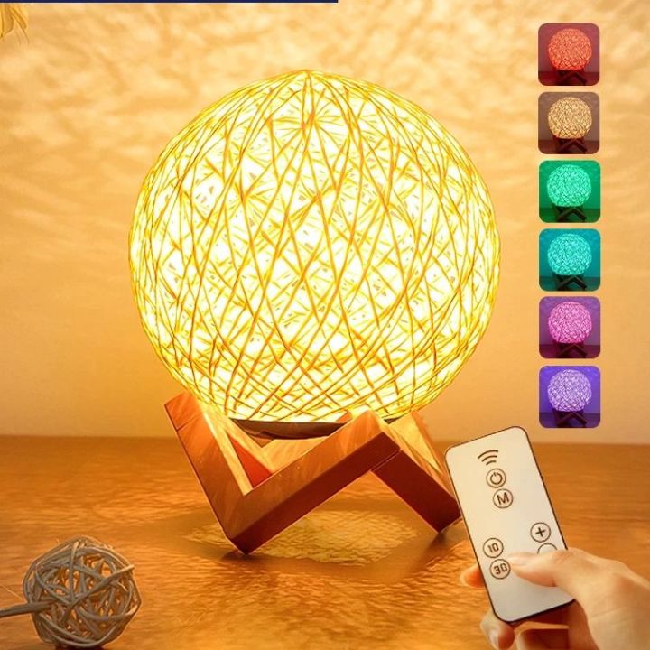 3D%20Moon%20Light%20RGB%2015%20CM%20Ball%20Table%20Lamps%20Night%20Lights%20Dimmer%20Remote%20and%20Button%20Controlled%20%20LED%20Desktop%20Light%20USB%20Night%20Lamp%20For%20Bedroom%20Restaurant%20Office%20Decor%20-%20Image%202