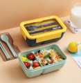 Tiffin Box Or Lunch Box. Plastic Two Part Smart Tiffin Lunch Box. 