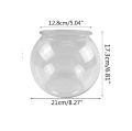 Plastic Round Aquarium Unbreakable Clear Desktop Fish Bowls for Small Fish. 