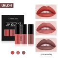 Mini 12-Color Lip Gloss - Smooth Glaze Finish, Matte Texture, Long-Lasting, Non-Sticky, Easy-to-Apply Liquid Lip Color with Cup Packaging.