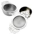Tea Strainers with Drip Bowls (2-Pack); Elegant Stainless Steel Loose Leaf Tea Strainers Exquisite Product. 