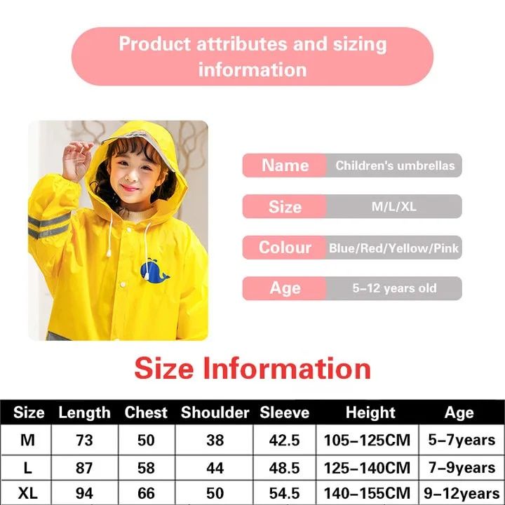 Korean%20Style%20Kid's%20Rain%20Poncho%20with%20Safety%20Reflective%20Stripes%20Students%20Waterproof%20Full-body%20Raincoat%20Reserved%20Backpack%20Space%20-%20Image%206