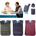 Adult Waterproof Adult Mealtime Bib Cloth Protector Disability Aid Apron. 
