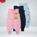 Toddler Baby Sleeveless Cotton Sleepsuit With Warm Padding From Levin.