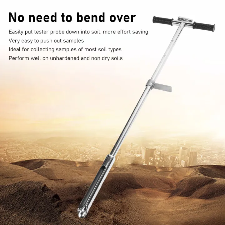 Soil%20Sampler%20Probe%20Soil%20Sampler%20Tool%20Smooth%20with%20Ejector%20Foot%20Pedal%20for%20Farm%20-%20Image%202
