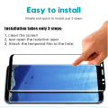us 201 A8 Pl Glass Film, S8 Plualaxy for Tempered 8D Curved Screen Protector for Samsung GNote 8 9 S9 s S7 Edge for Samsung A68. 