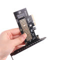 M.2 NVME SSD to PCIe 4.0 X4 Adapter Card with Copper Cooling Best Heatsink. 