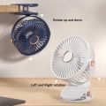 USB clip fan, mini fan, portable charging, long battery life, office desktop, dormitory, large wind power, small electric fan. 