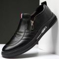 Men's shoes 2023 Autumn Breathable Trendy Casual Shoes Fashion Business Formal Wear Men's Middle-Aged Large Size Shoes Casual Men's Shoes. 