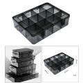 Box Organizer Container Multi-grids Hardware Box Storage for Screws Nuts and Bolts.