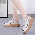 Women's Shoes Non Slip Trendy Rubber Sole Female Comfortable Versatile Trainers Shoes Women Sport Sneakers Girls Leisure Sneakers for Tennis , Beige 37. 