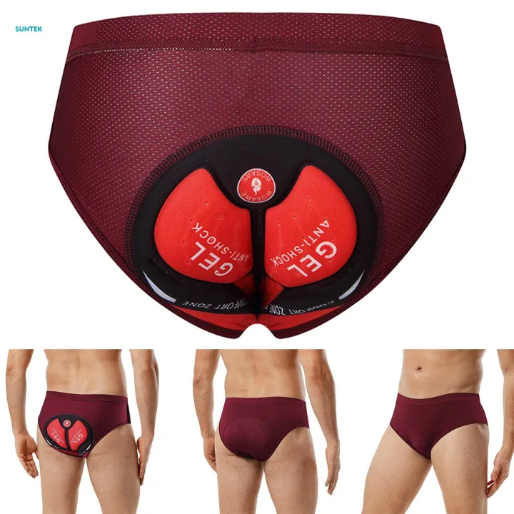 MTB%20Bike%20Underwear,%20Bicycle%20Undershorts%20Briefs%20'%20Padded%20Cycling%20Shorts%20for%20Folding%20Bike%20Cycling%20Accessories%20,%20Deep%20Red%20XXXL%20-%20Image%206