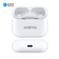 Oraimo Style TWS Bluetooth Earbuds - Wireless Earphones with ENC, Bass Boost, 20H Battery, Type-C Charging - White. 