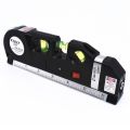 3 in 1 Multifunctional Laser Level Pro 3, Horizontal Laser Adjust, Standard Ruler Cross Lines Instrument. 