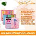 KALOUR Macaron Pastel Colored Pencils Set of 50 Colors.