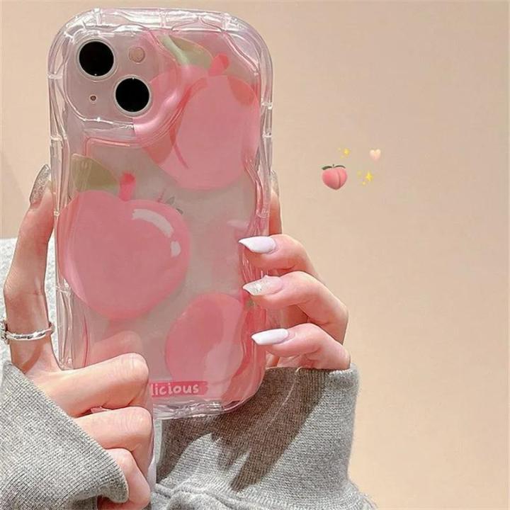 Casing%20For%20Infinix%20Hot%2012%2030%20Play%2030%2030i%2020i%20SMART%206%207%20PLUS%20HD%20Cellphone%20Case%20INS%20Soft%20Anti-falling%20Cream%20Wave%20Edge%20Sweet%20Cool%20Girl%20Cherry%20Black%20Pink%20Leopard%20Print%20Shockproof%20Protection%20TPU%20Full%20Protection%20-%20Image%202