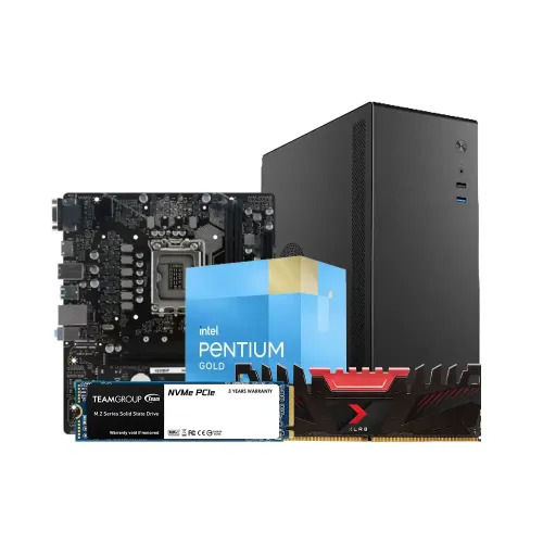 Intel Pentium Gold G7400 Desktop Computer