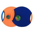 Flying Disc Trampoline Paddle and Ball Set Ball Bounce Game Toss and Catch Bat with Ball Outdoor Sports for Adults Kids (1.
