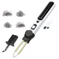 2-IN-1 Plastic Welder Cordless Soldering Iron Kit for Hot Stapler Pen LithiumBattery. 