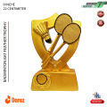 Celebrate Sporting Achievements With The Exclusive Badminton Tournament Sports Trophy Combo - Trophy Set. 