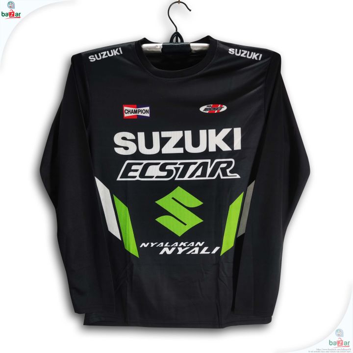 Suzuki Full Sleeve Bike Jersey For Man - Bike t shirt for man - Suzuki Bike Jersey 2026/27