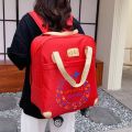 Child and Mother Suit Portable Trolley Travel Bag Trolley Bag Female Korean Style Lightweight and Large Capacity Short Distance Trolley Bag Luggage Bag. 