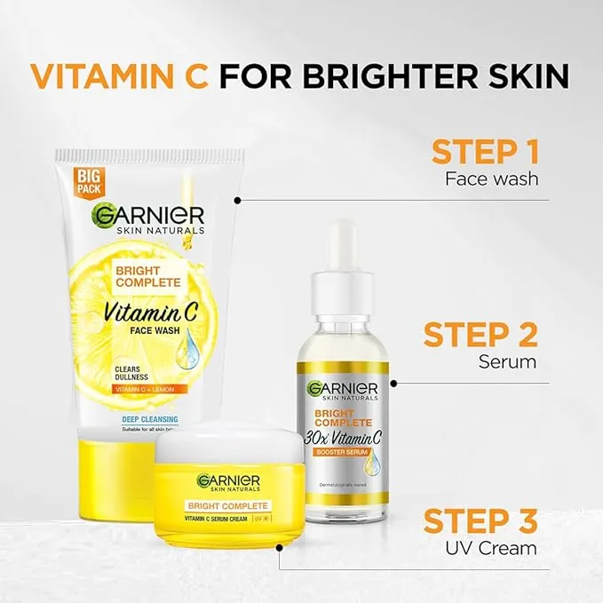 Garnier Bright Complete Vitamin C combo
