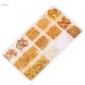 Earring Finding Set Eye Pins Earring Making Supplies Kit for Necklace Jewelry Making. 
