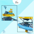 Baby Rabbit Model Light & Music Walker, Toddler New Born Baby Walking Assistant with push handle bar With Foot Rest.