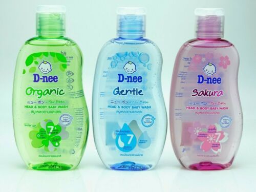 Organic Head & Body baby wash 125 & 380 ml (D-nee)