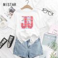 Pogue Life Outer Banks Women T Shirt OBX Shaka Hand Short Sleeve Harajuku Lady Girls 90s White T-shirt John B Letter Tops.