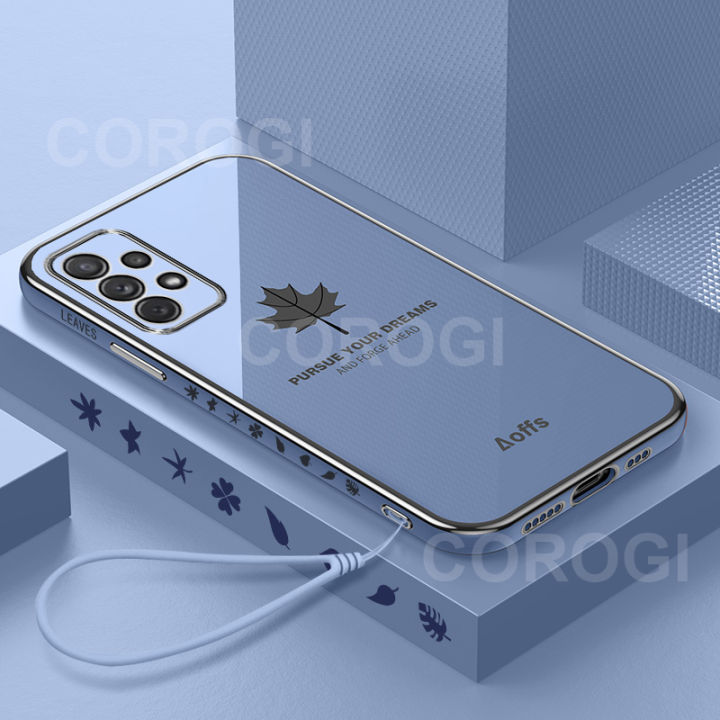 For%20Samsung%20Galaxy%20A33%205G%20back%20cover%20wristband%20fashion%20shiny%20Maple%20Leaf%20plating%20square%20bumper%20phone%20case%20soft%20TPU%20silicone%20shockproof%20protective%20cover%20-%20Image%209