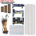 3.3V/5V MB102 Breadboard power module+MB-102 830 points Prototype Bread board for arduino kit +65 jumper wires wholesale. 