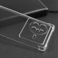 Transparent Soft Back Cover for Vivo X80 Clear Flexible TPU Phone Case for Daily Protection.