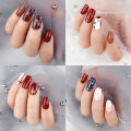 Cartoon nail stickers new nail patches waterproof nail stickers for pregnant women.