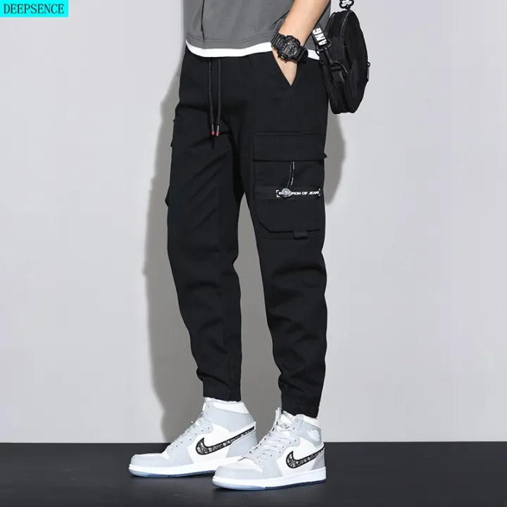 Spring%20and%20Summer%20Big%20Men%20Trousers%20Knitted%20Sports%20Pants%20Men%20Pants%20Loose%20Korean%20Version%20of%20All-Match%20Overalls%20Trousers%20Men%20-%20Image%203