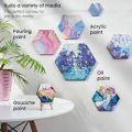 Exerz Hexagon Stretched Canvas 1pcs 8 inch.