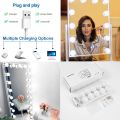 （New）2/4/6/10 Bulb LED Make Up Mirror Light Bulb Lighting Dimmable Wall Lamp 9 Level Brightne 3 Color UB Vanity Dreing Table Light tick on Mirror Light. 